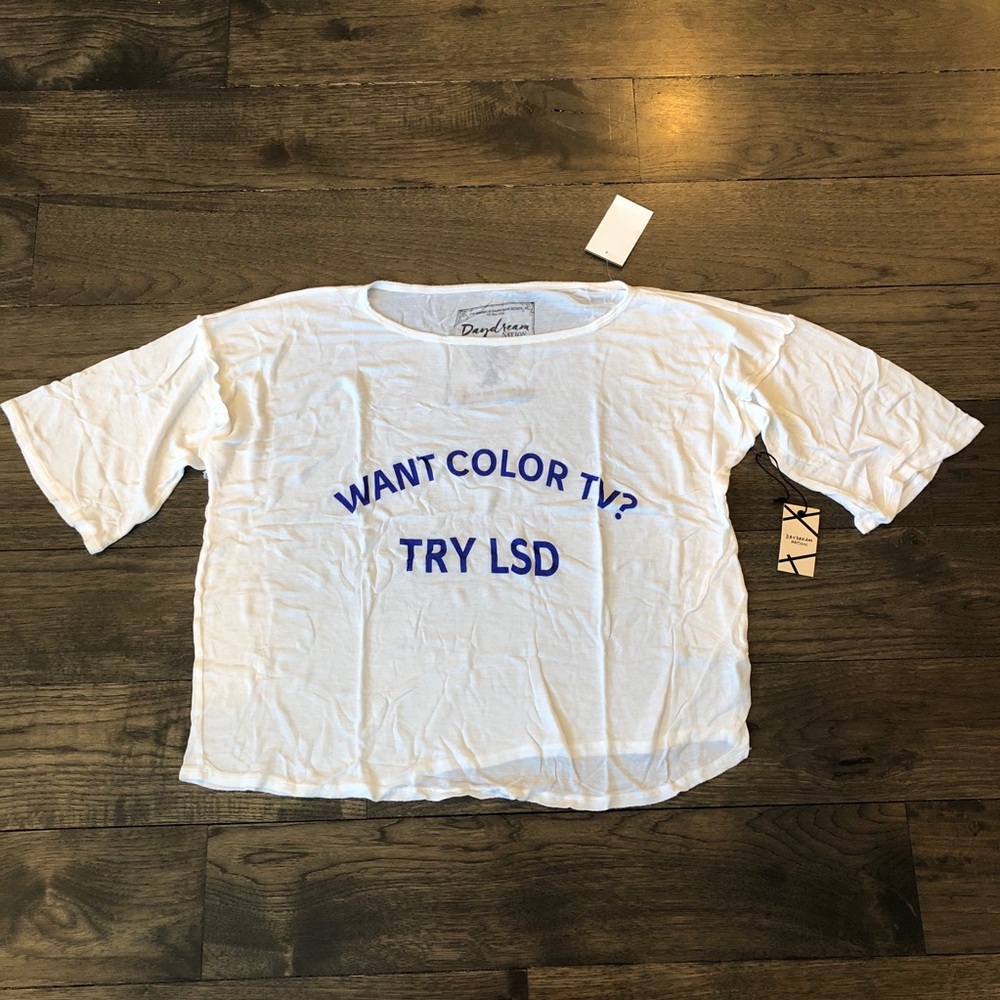 NWT Daydream Nation Color TV Tee